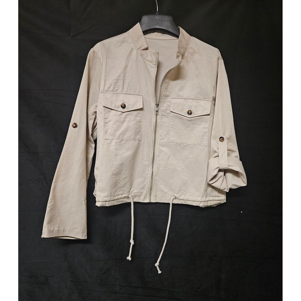Women's Size Large Cream Colored Light Weight Jacket NWOT